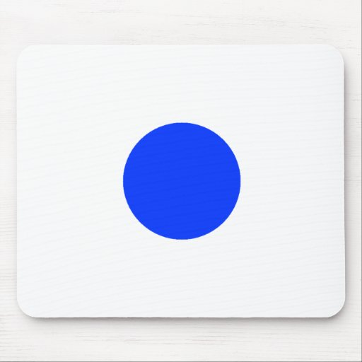 Carré bleu CircleTrans-3 de cercle le MUSÉE Zazzle Tapis De Souris