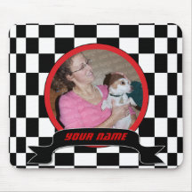 Carré Checkered Tapis De Souris