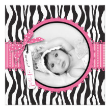Carré chic de faire-part de boutique