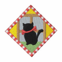 Carré d'édredon de chat