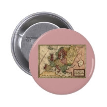 Carte 1721 de l'Europe Badge