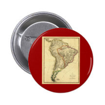 Carte 1817 de l'Amérique du Sud Pin's