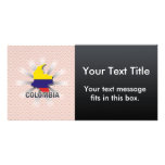 Carte 2,0 de drapeau de la Colombie Carte Avec Photo