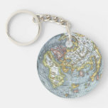 Carte antique en forme de coeur vintage Peter du m