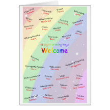 Carte bienvenue