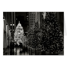 Carte centrale d'arbre de Noël de Rockefeller