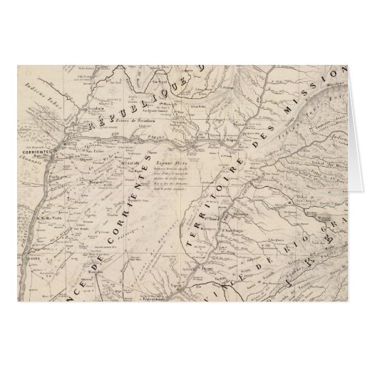 Carte, Corrientes Prov, mission de Terr