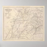 Carte, Corrientes Prov, mission de Terr Affiche