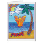 Carte d'ange de plage