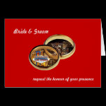 Carte d'anneaux de mariage de Las Vegas cartes