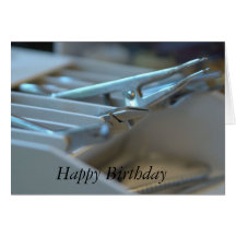 Carte d'anniversaire de DENTISTE