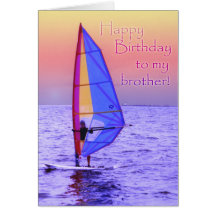 Carte d'anniversaire de frère