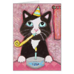 Carte d'anniversaire de la fille d'amoureux des ch