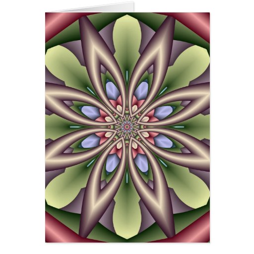 Carte d'anniversaire décorative avec la fleur d'im