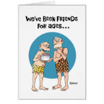 Carte d'anniversaire drôle : Vieux amis