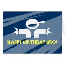 Carte d'anniversaire pour des frères - joyeux anni