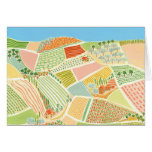 Carte d'art : Rasteau Hillside, Provence, France cartes