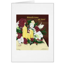 Carte de Benedictions de Noel