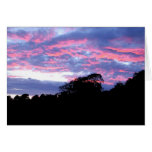 Carte de coucher du soleil