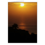 Carte de coucher du soleil de La Jolla