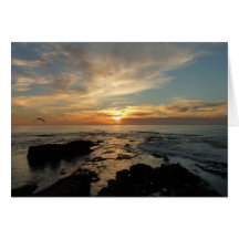 Carte de coucher du soleil de San Diego