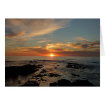 Carte de coucher du soleil de San Diego