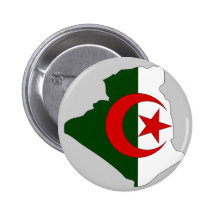 Carte de drapeau de l'Algérie Pin's