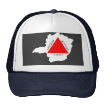 Carte de drapeau de MINAS GERAIS du BRÉSIL Casquette De Camionneur