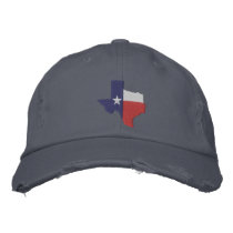 Carte de drapeau du Texas