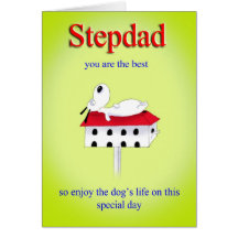 carte de fête des pères de stepdad