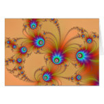 Carte de feux d'artifice de fractale
