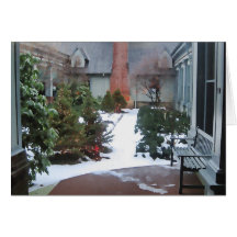 Carte de jardin d'hiver