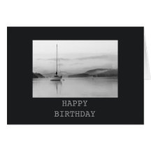 Carte de joyeux anniversaire de Windermere de lac