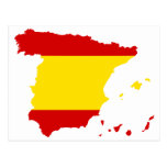CARTE DE L'ESPAGNE cartes postales