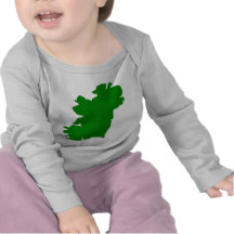 Carte de l'Irlande T-shirt