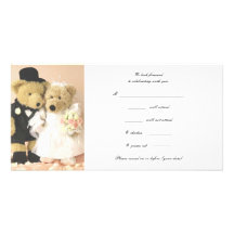 Carte de mariage carte avec photo