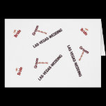 Carte de mariage de Las Vegas cartes