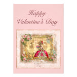 Carte de Marie Antoinette Valentine Invitations Personnalisées