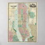 Carte de New York et de proximité Posters
