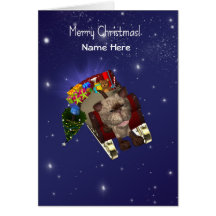 Carte de Noël de chat, Joyeux Noël
