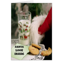 Carte de Noël de Père Noël