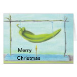 Carte de Noël verte du Chili