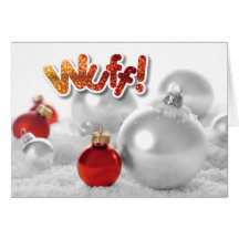 Carte de Noël - Wuff
