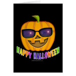 Carte de note, carte de voeux - Halloween Jack O L