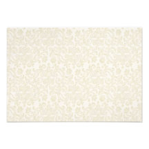 Carte de note d'ivoire et d'or RSVP Bristols