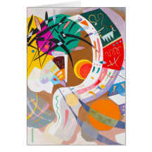 Carte de note dominante de courbe de Kandinsky