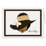 Carte de note douce de Suga de chocolat