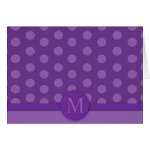 Carte de note pourpre moderne de point (l'ordre de