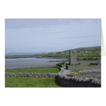 Carte de note rurale de l'Irlande