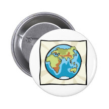 Carte de notre conception de la terre badges